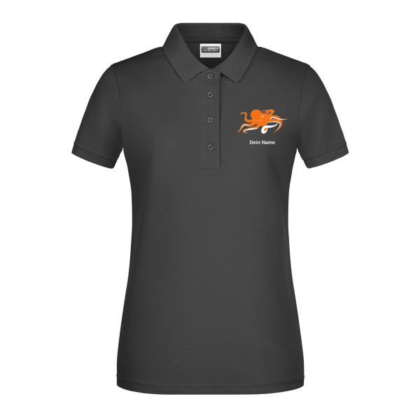 Rückendruck Hell - Ladies' Basic Polo   OCS Standard Miniaturansicht